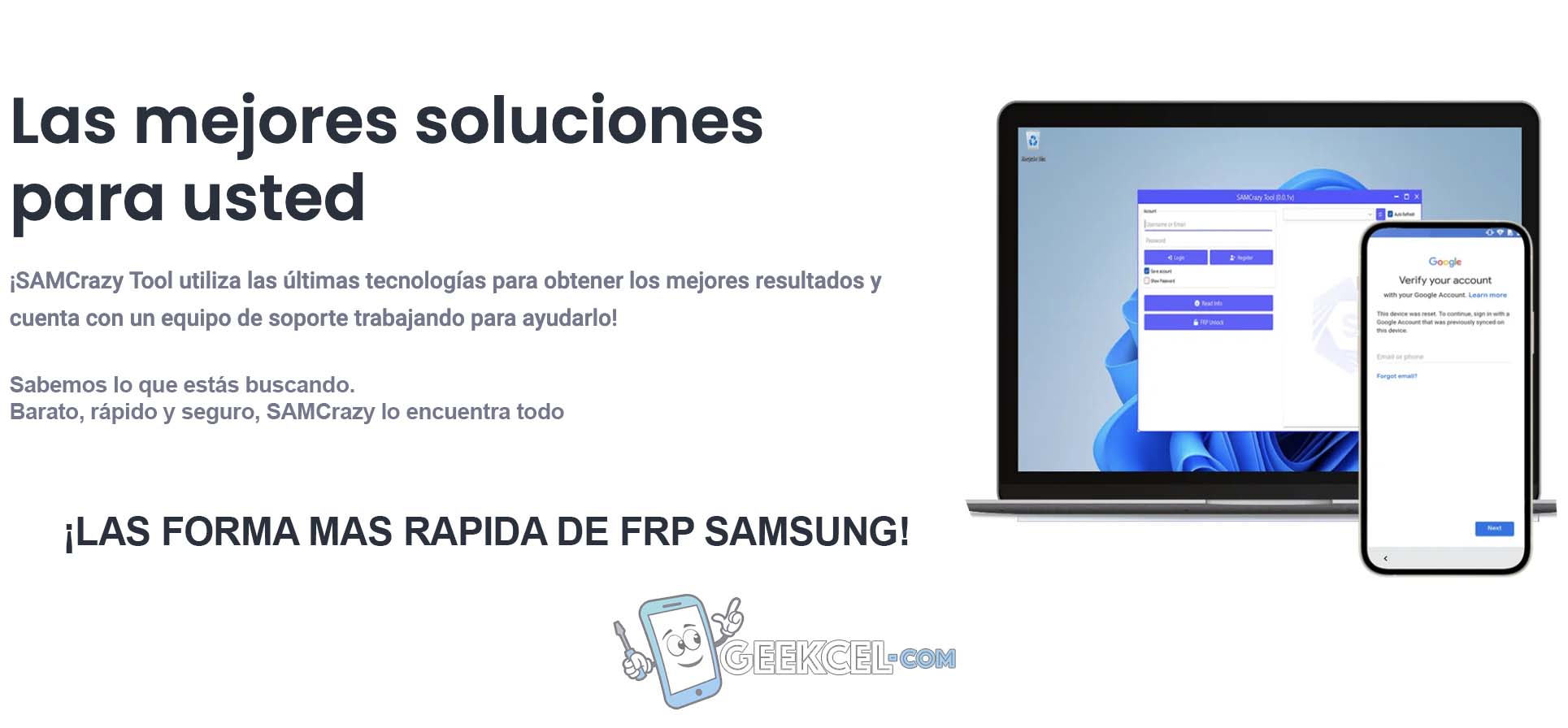 SAMCrazy Tool Cr&eacute;ditos FRP Samsung imagen principal