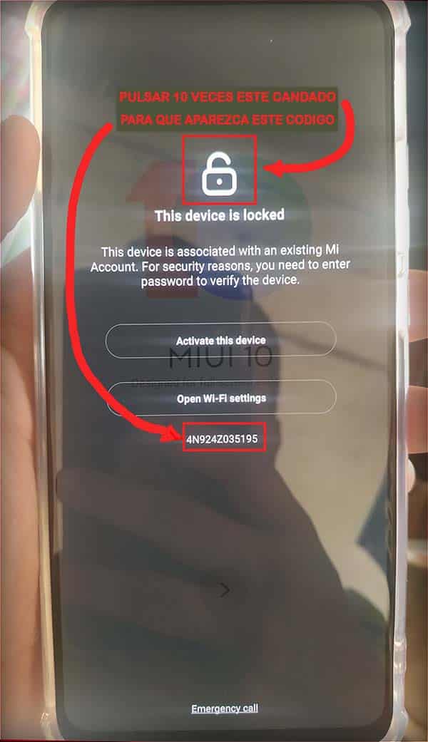 C&oacute;mo obtener el Unlock Code en Xiaomi para verificador Clean Lost