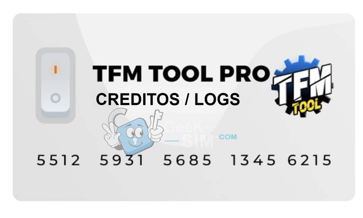 TFM Tool Pro Licencia y Cr&eacute;ditos de Servidor - Logs y cr&eacute;ditos de servidor para reparaci&oacute;n de celulares