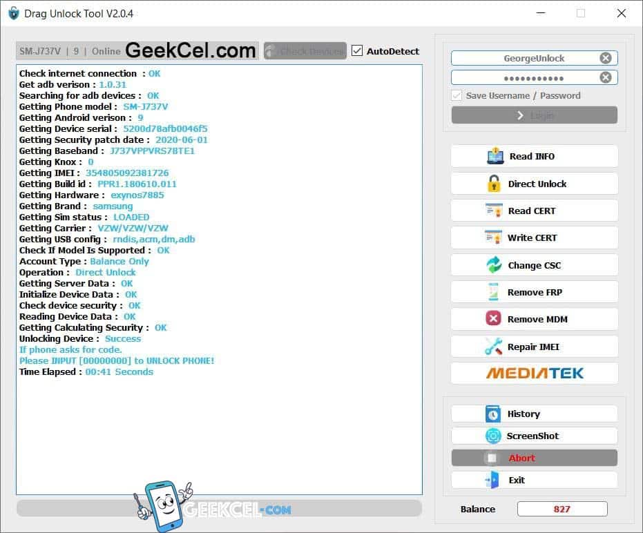 Drag Unlock Tool Creditos de Servidor imagen del producto