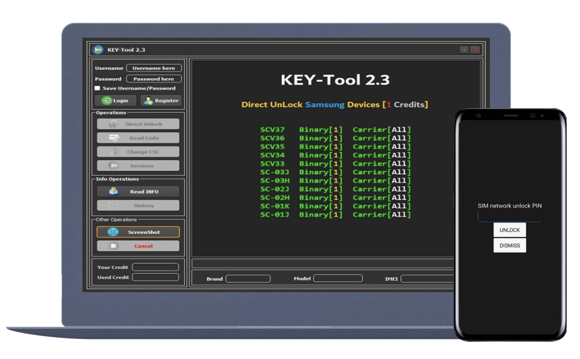 Key-Tool Samsung Software
