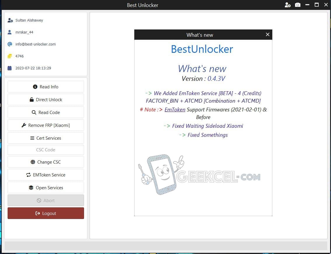 Best Unlocker Cr&eacute;ditos de Servidor imagen principal