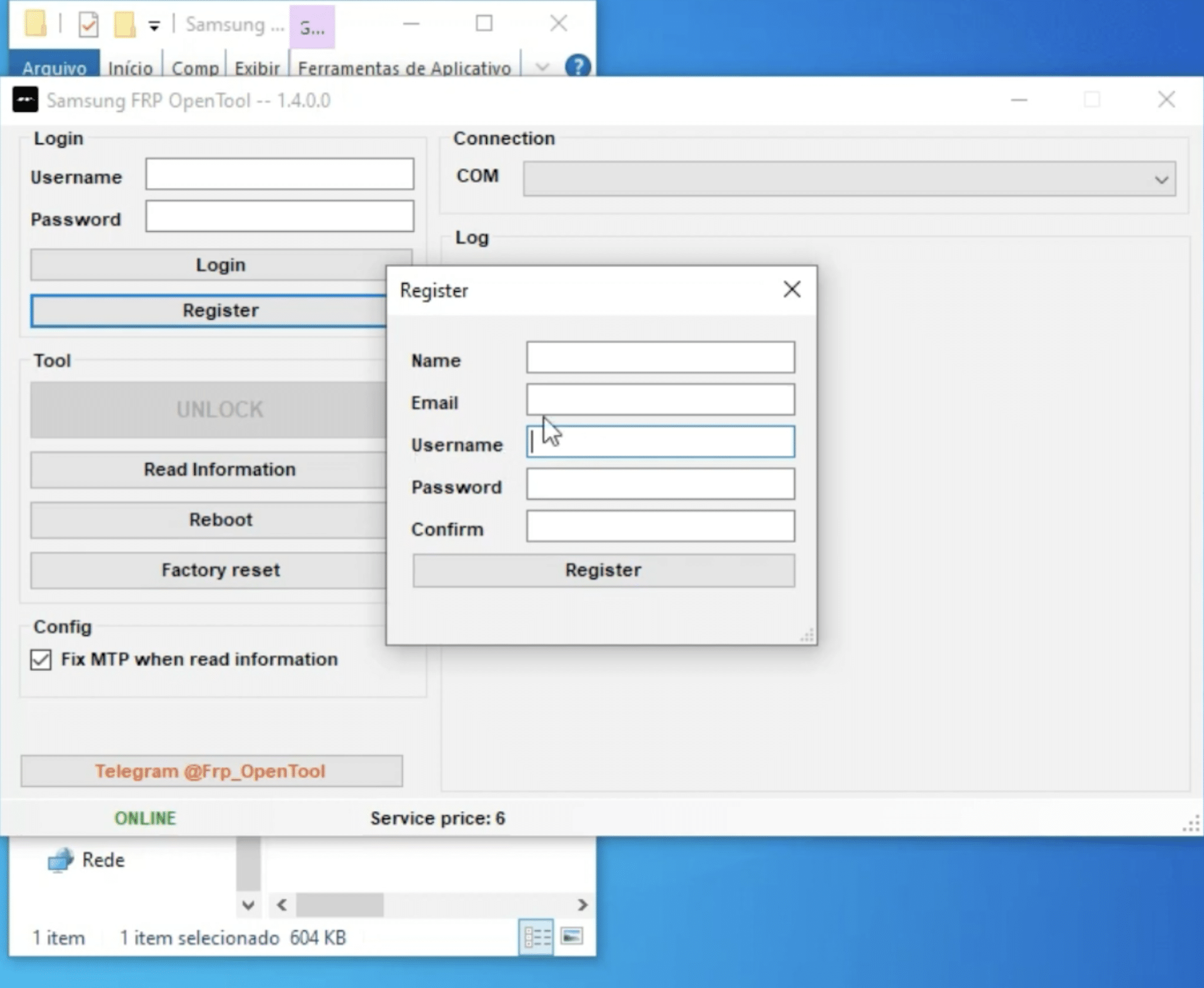 Samsung FRP OpenTool Cr&eacute;ditos de Servidor imagen del producto