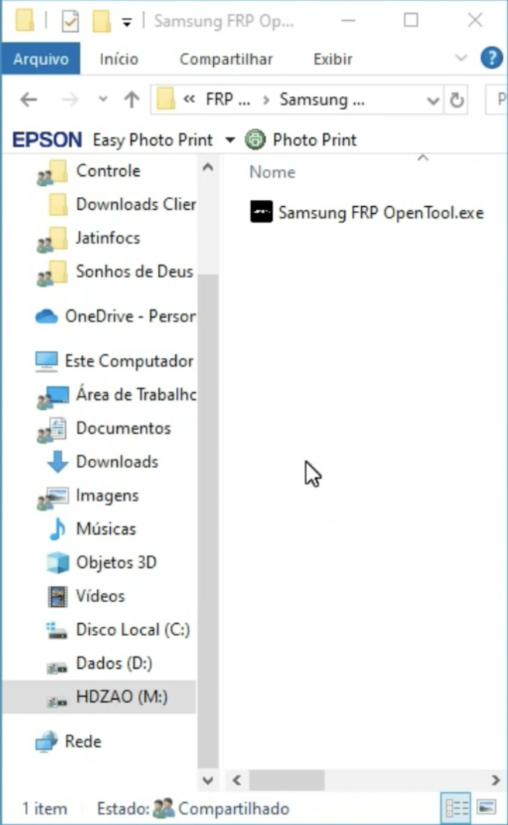 Samsung FRP OpenTool Cr&eacute;ditos de Servidor interfaz o referencia visual